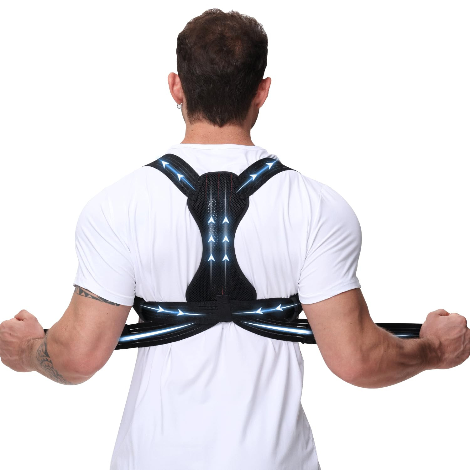 Posture Corrector for Men and Women, Adjustable Back Brace for Back, Neck and Sh