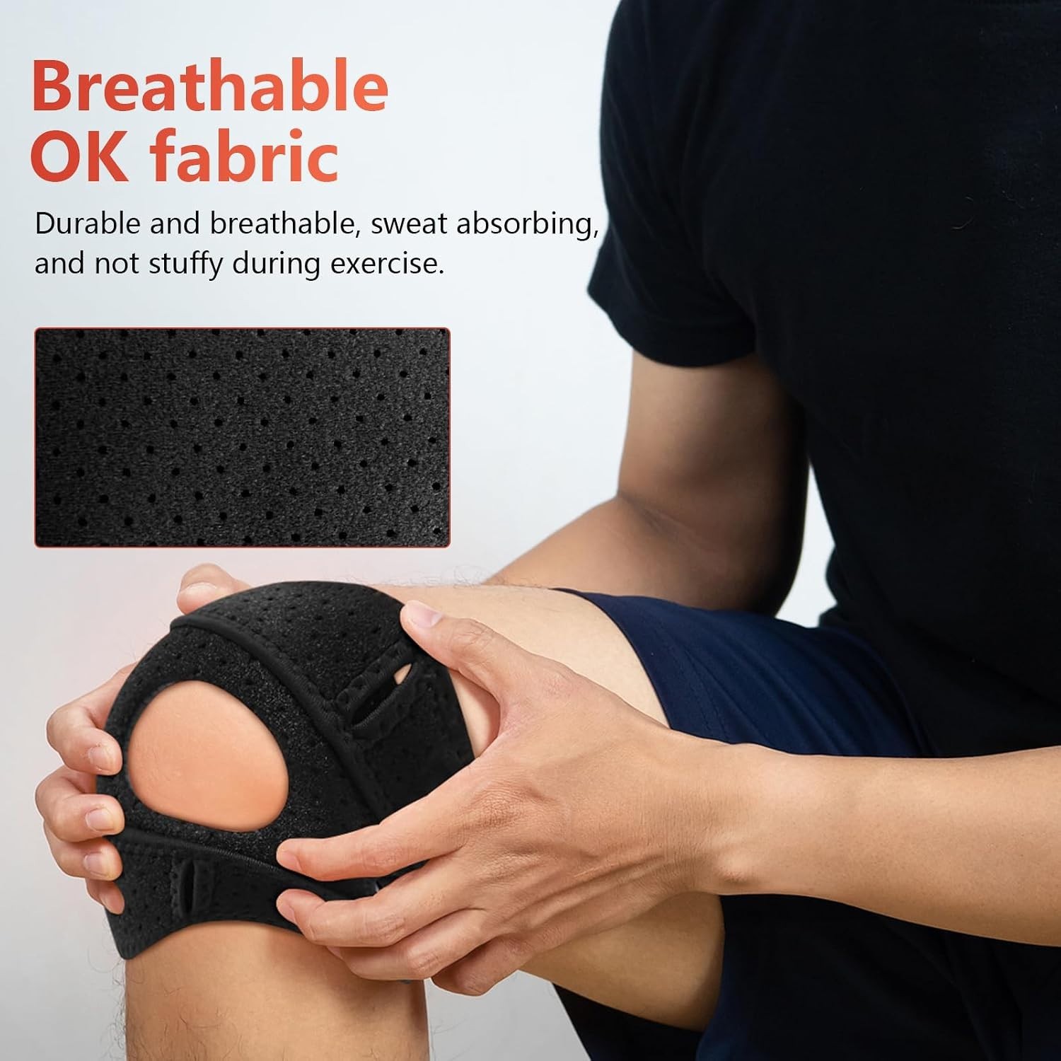 Advanced Knee Support Brace with Enhanced Mobility for Athletes – Large, Black