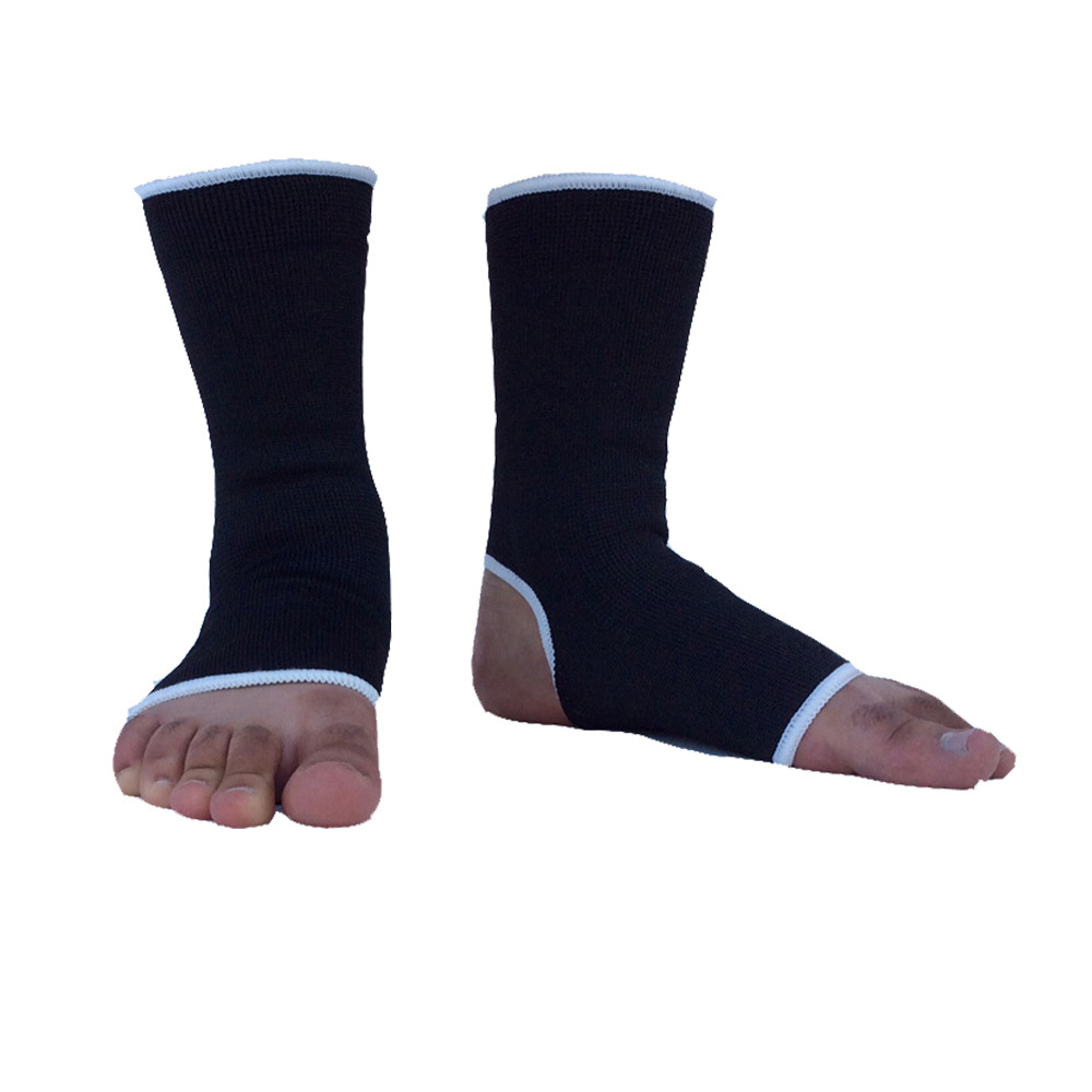 Ankle Support Braces Pullover Pain Injury Relief Muay Thai PAIR