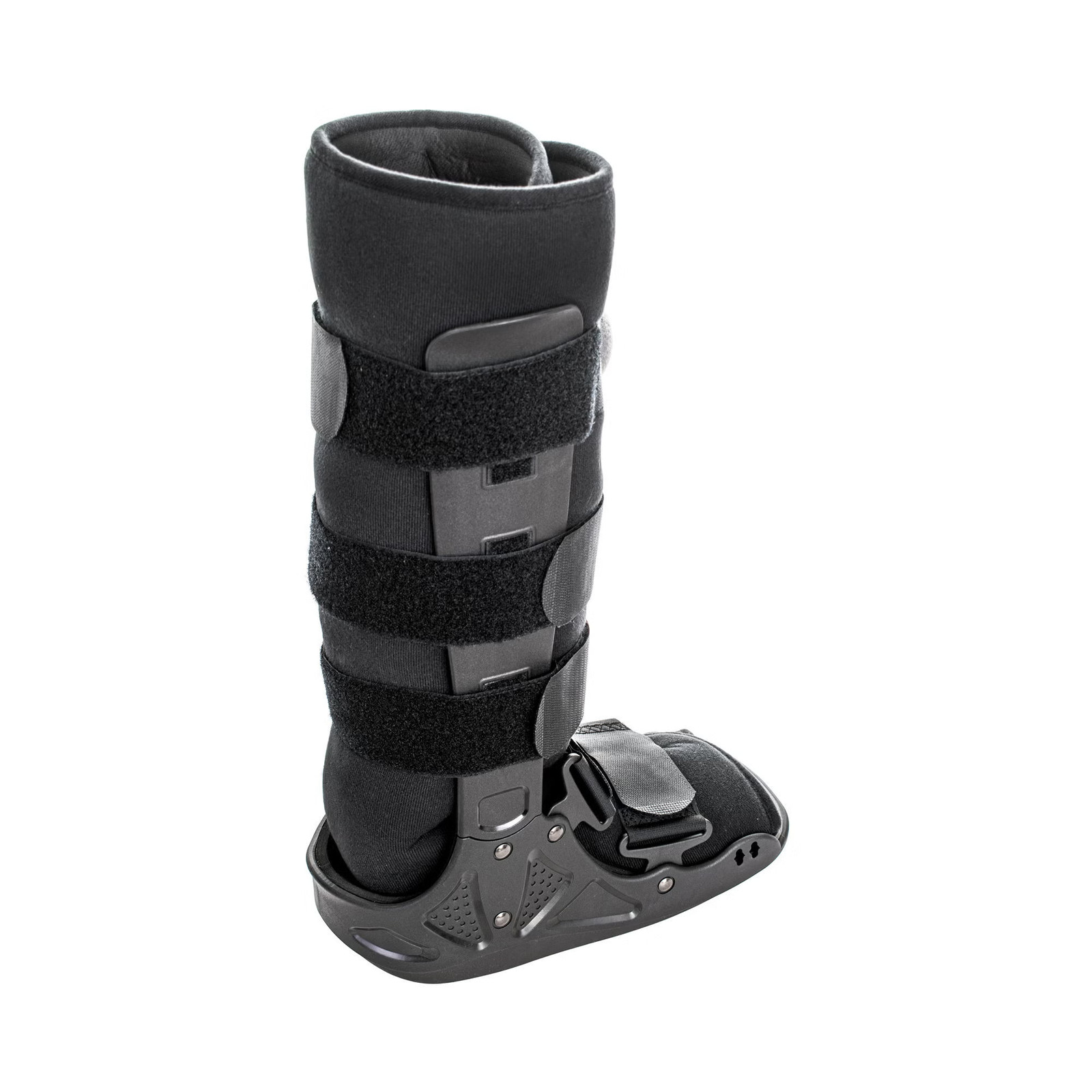 McKesson Black Air Walker Boot Medium Hook and Loop for Either Foot 155-79-95515