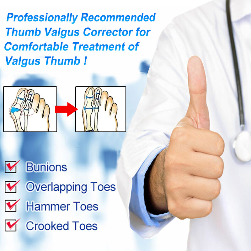 Orthopedic Big Toe Bunion Corrector Hallux Valgus Straightener Splint Support US