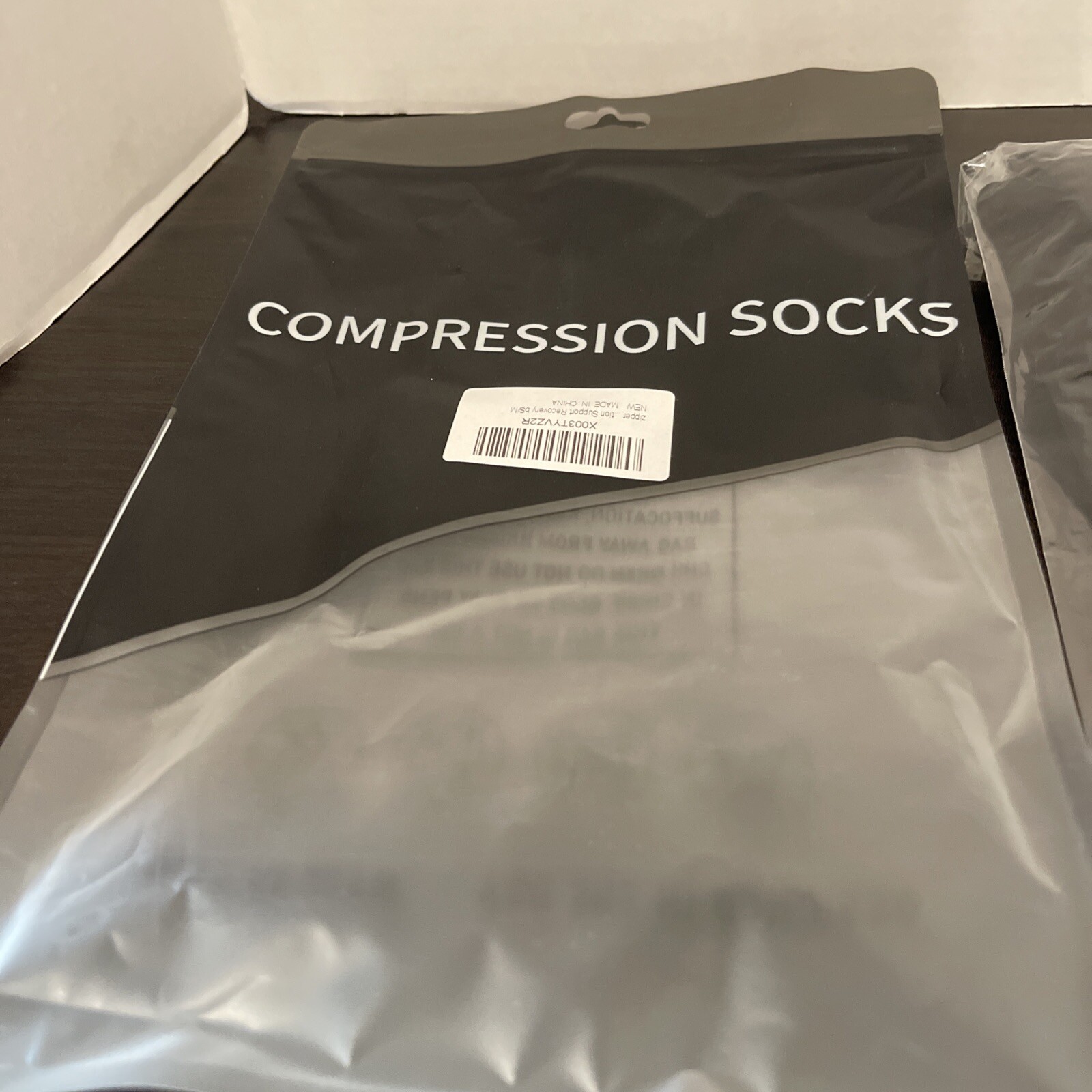Black Compression Socks Small/med New In Package!