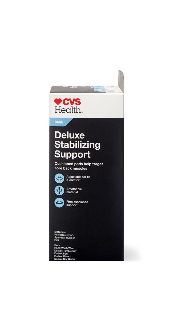 Firm Support Back Deluxe Stabilizing Support-Size LG/XL