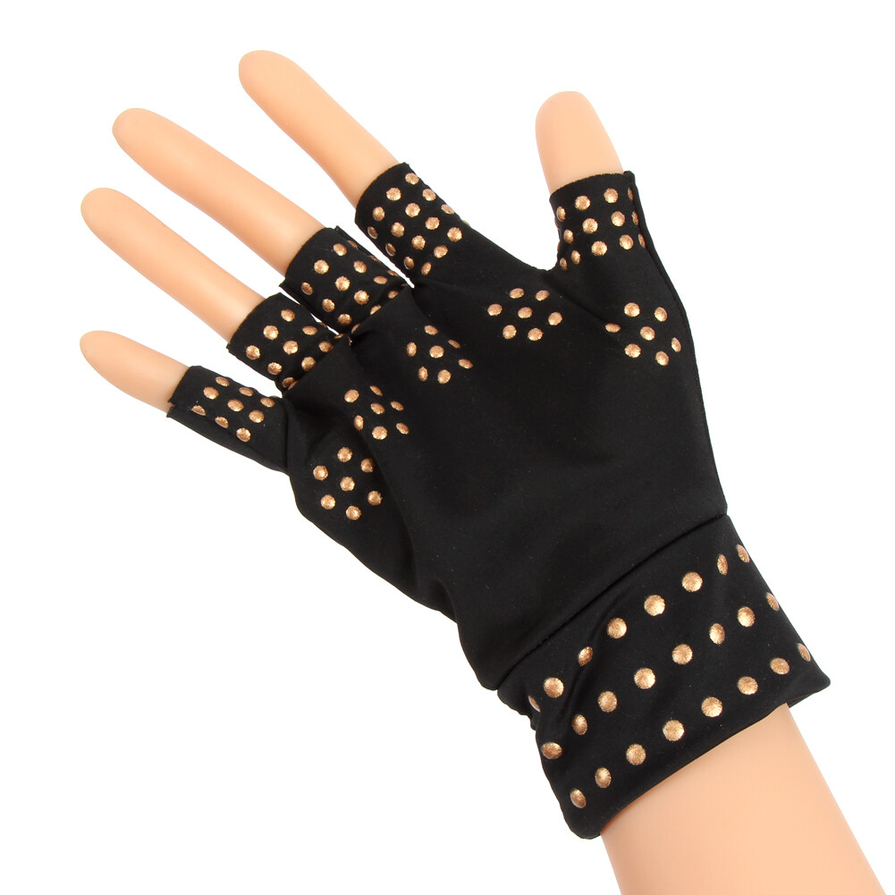 1-4 Copper Gloves Compression Medical Arthritis Pain Relief Hand Support Brace