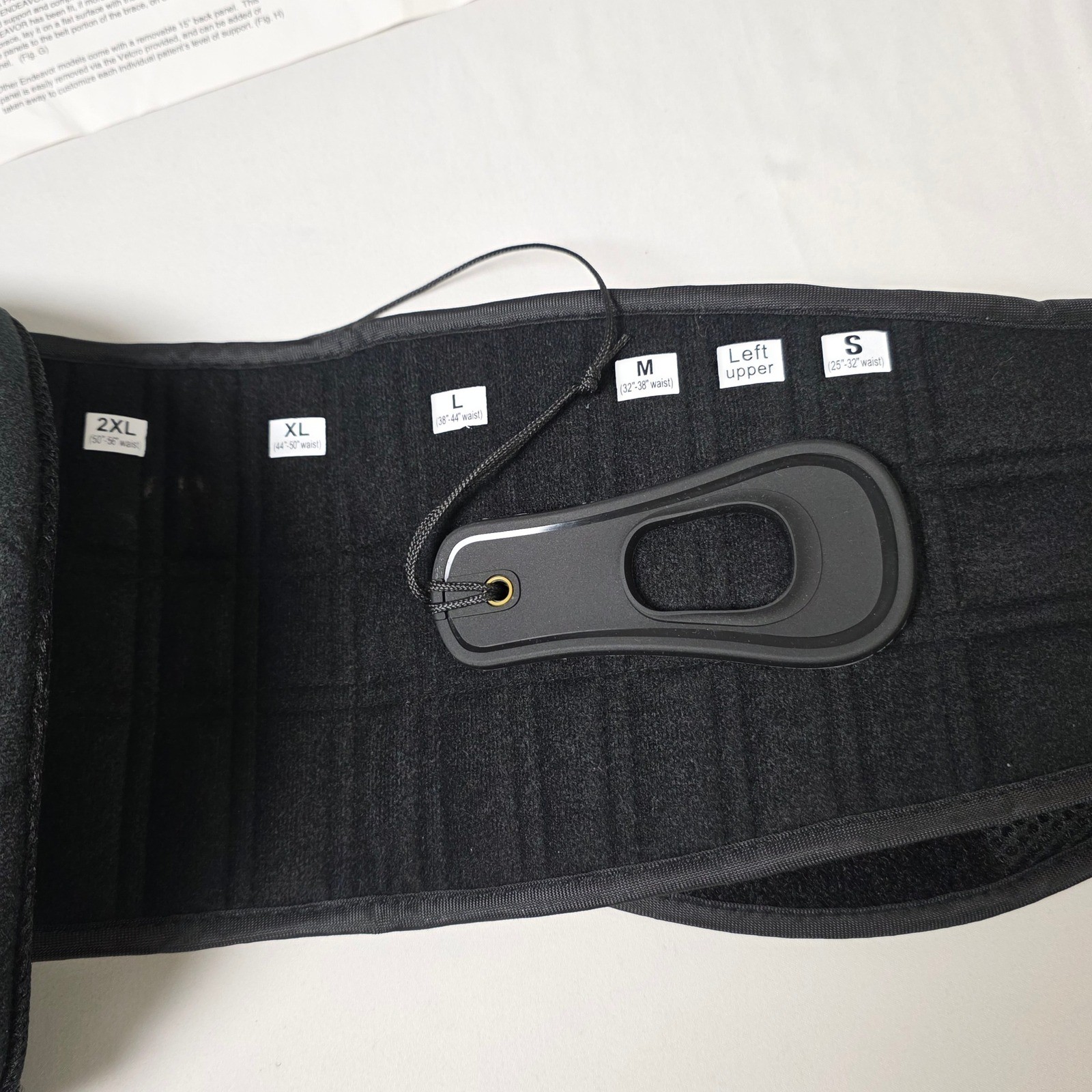 Arriva Medical Endeavor Back Brace Adjustable Lumbar Support Orthosis Sz S-3XL