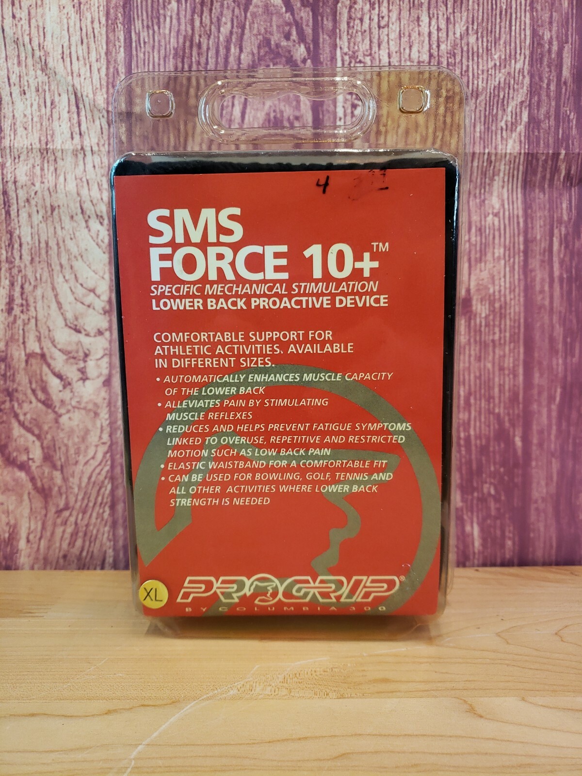 PRO GRIP SMS FORCE 10+ LOWER BACK PROACTIVE DEVICE XL Columbia 300 Bowling