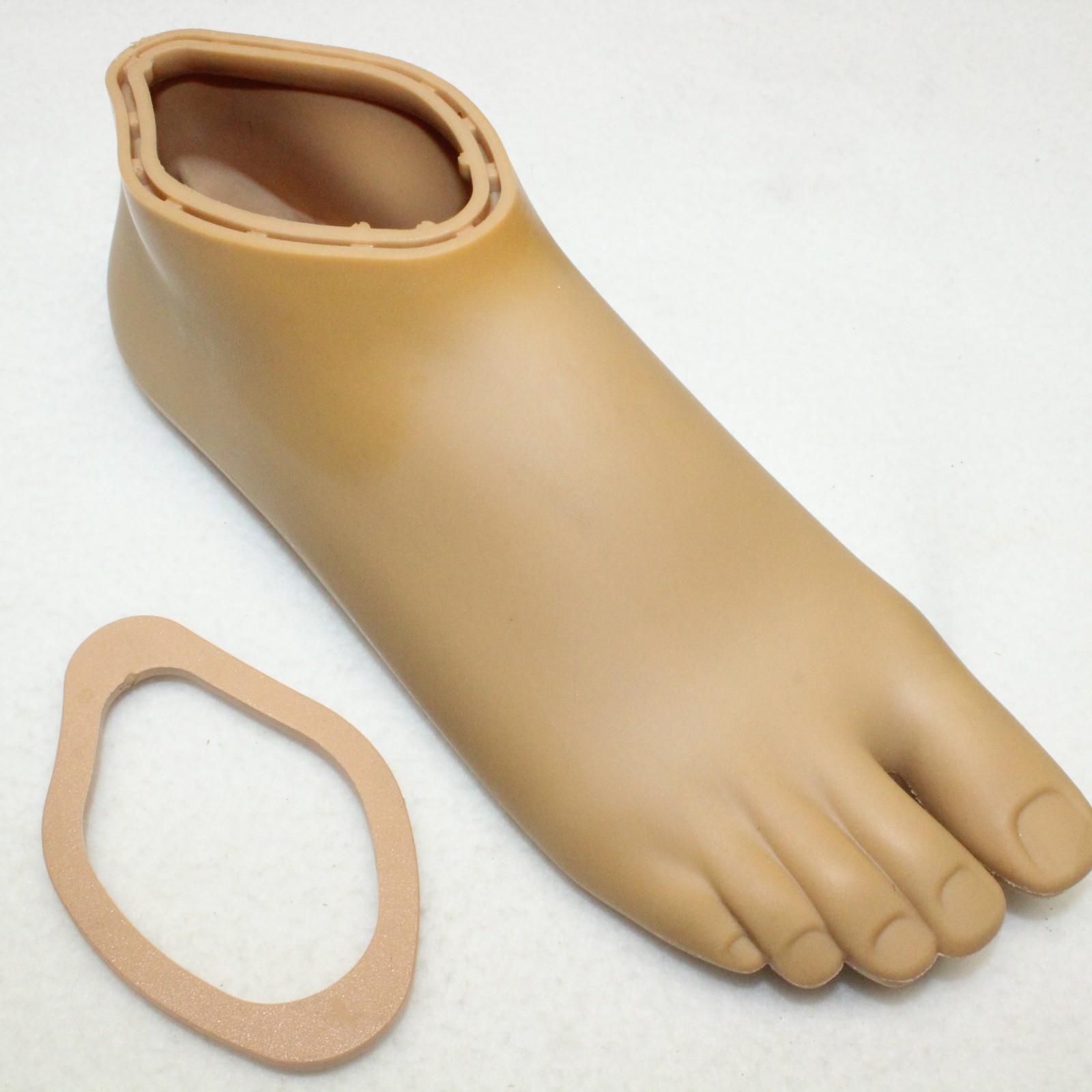 EXCELLENT Ottobock Taleo LP Prosthetic Foot Shell RIGHT Beige w/ Cap ~ Sz 22