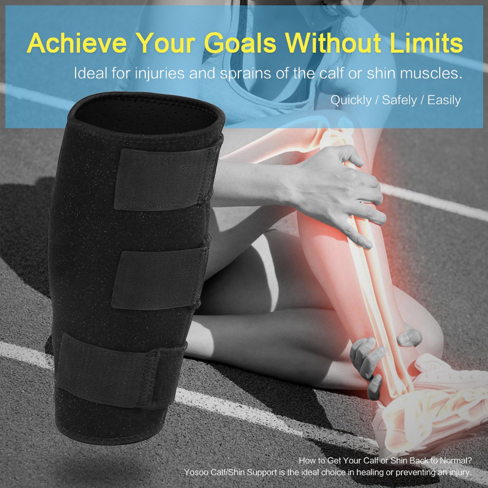 Calf Compression Brace Shin Splint Sleeve Support Lower Leg Wrap N