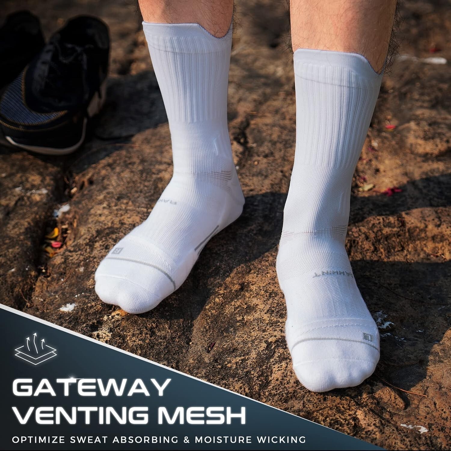 Breathable Coolmax Running Socks – Compression & Anti-Blister for All Activities