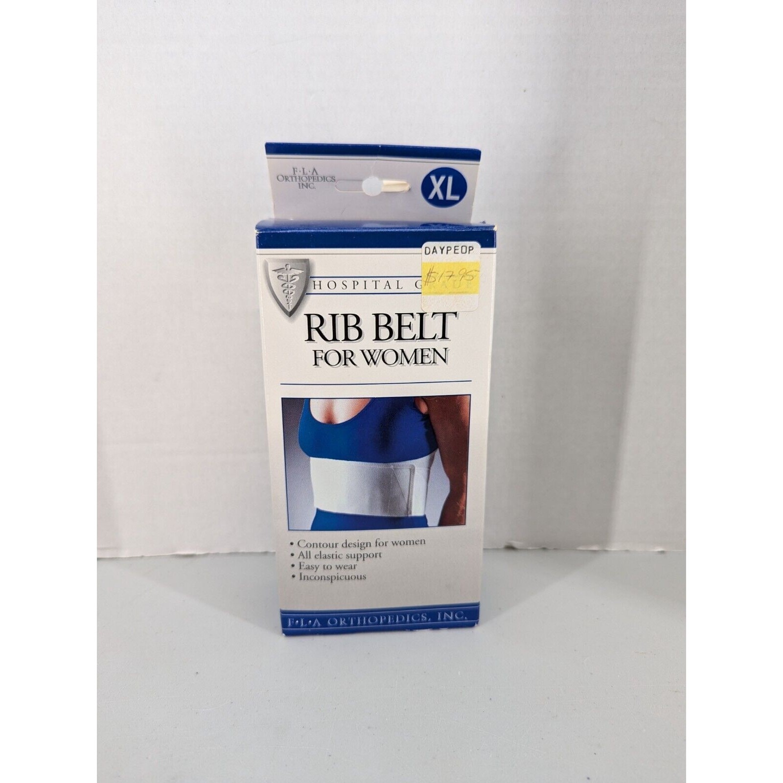 FLA Universal Surgical Rib Belt For Women White XLarge -012518