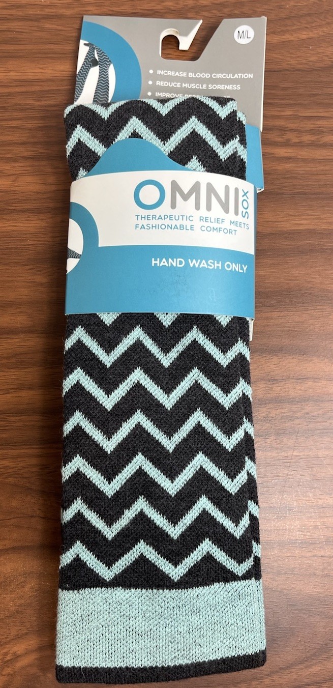Omnisox Mild Graduated Compression Socks For Women Knee High 10-15 mmHg M/L