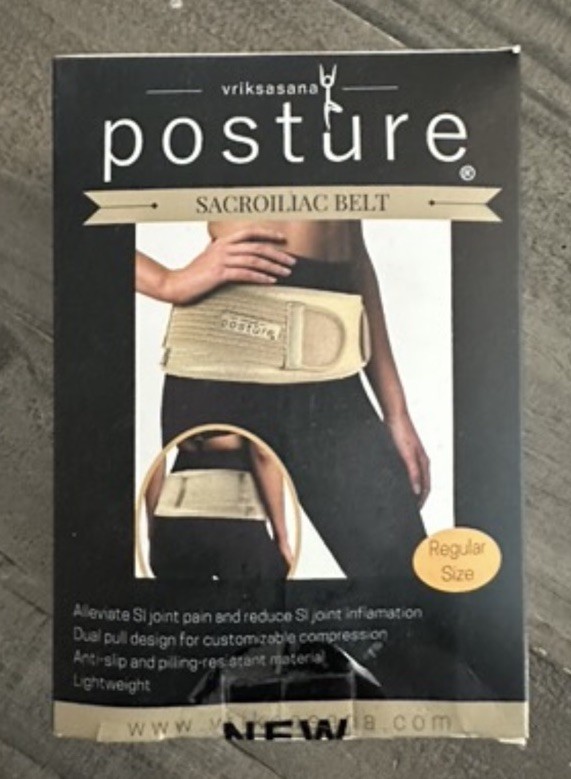 Vriksasana Women’s and Men’s Posture Sacroiliac Hip Belt Sciatic Regular Sze