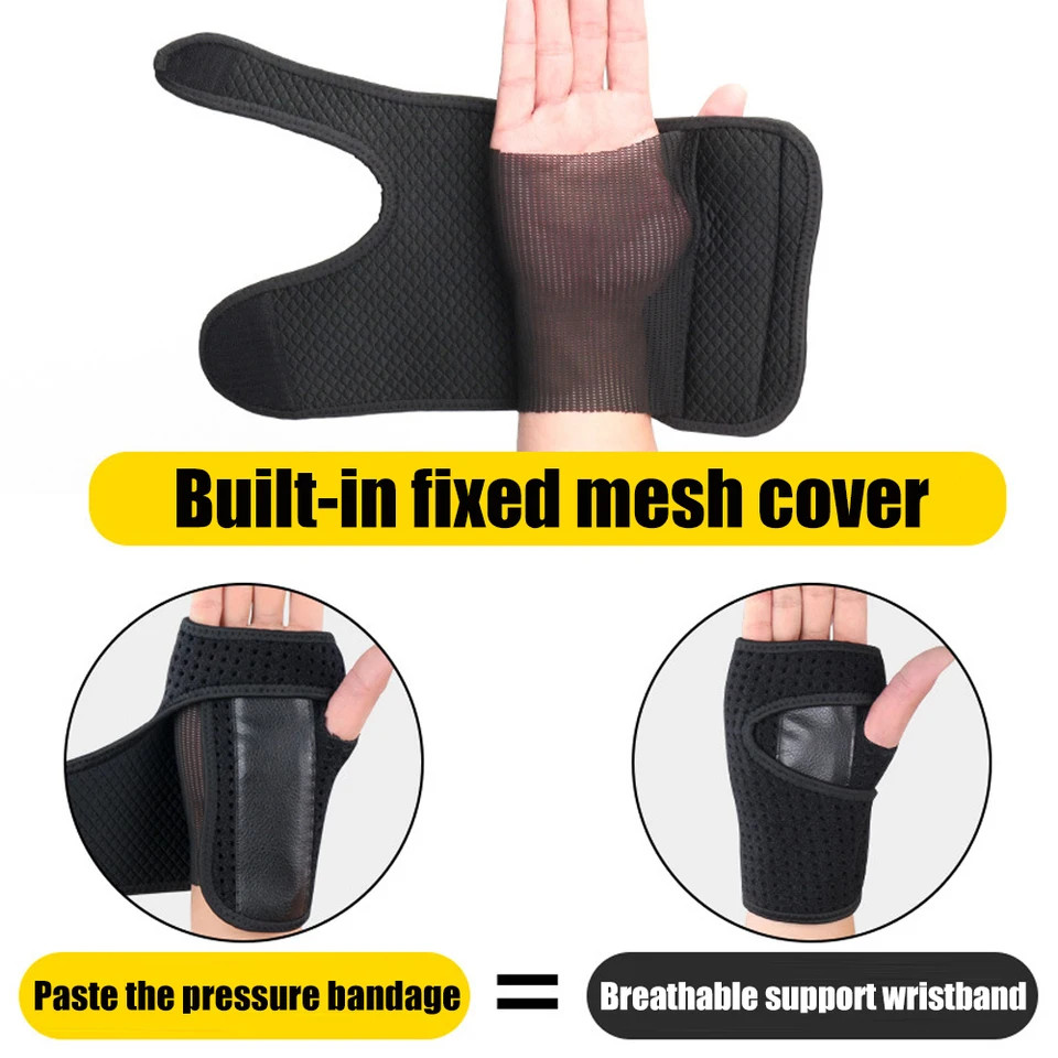 Adjustable Wrist Brace Tunnel Support Splint Hand Compression Night Wrap 1 Pc