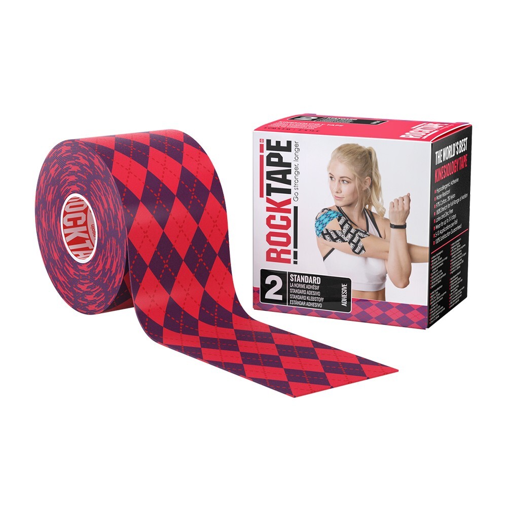 MILS Standard Kinesiology Tape – Level 2,Argyle Pink