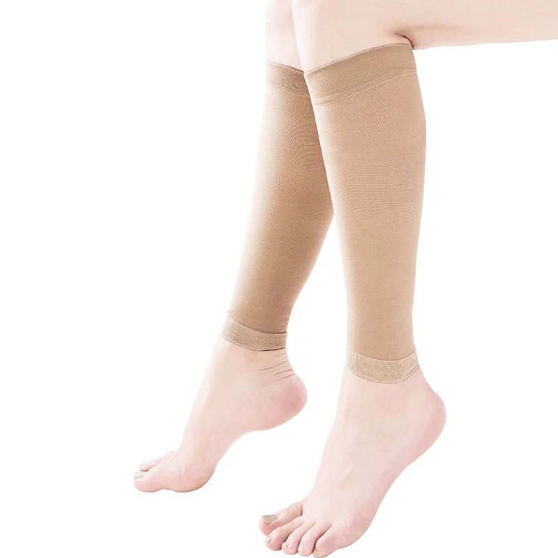 2pcs/Pair Medical Varicose Vein Compression Calf Sleeve Outdoor Mountaineerin