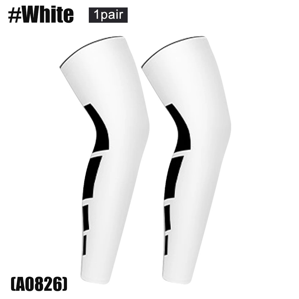 1Pair Super Elastic Basketball Leg Warmers Calf Thigh Compression Sleeves Knee B