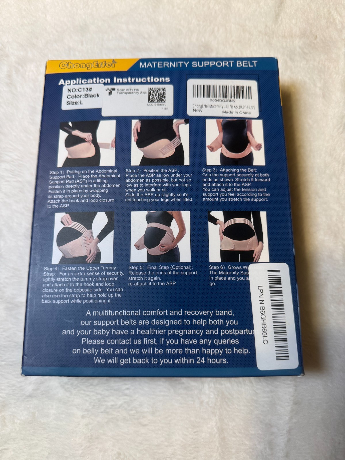 ChongErfei Maternity Belt, Pregnancy 3 in 1 Support Belt for Back/Pelvic/Hip….