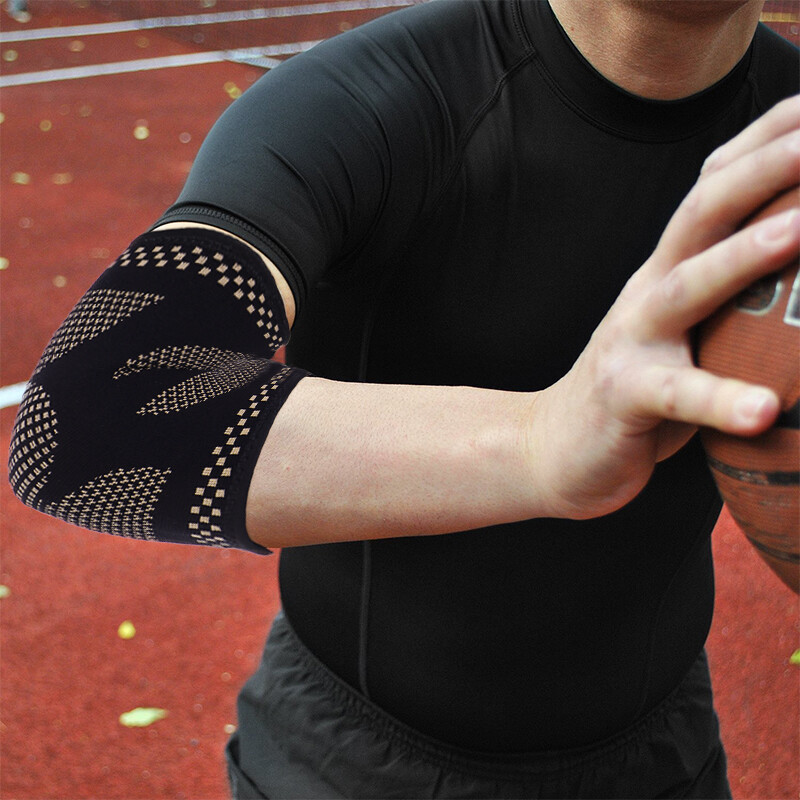 Copper Elbow Brace Support Compression Sleeve Arthritis Tendonitis Joint Pain US