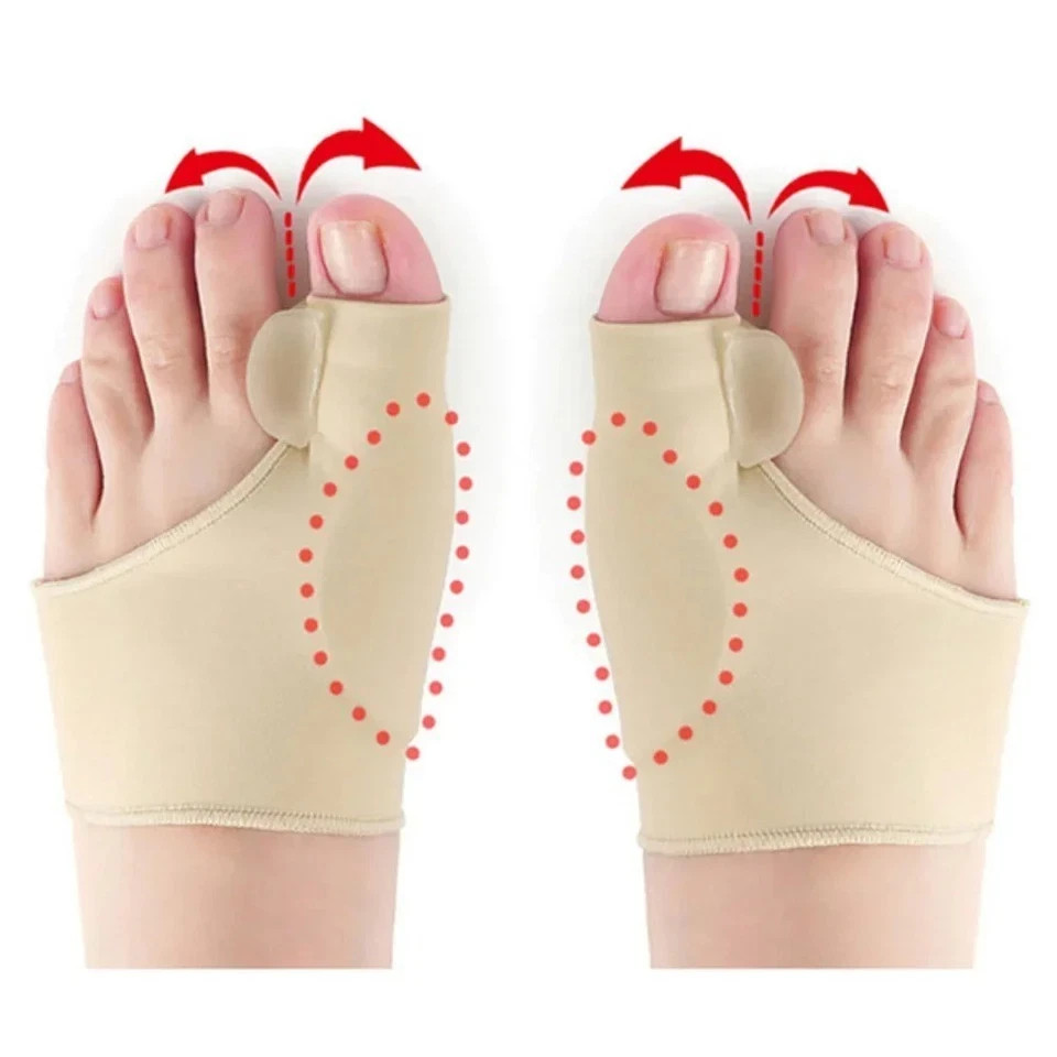 2Pack Bunion Corrector Hallux Valgus Corrector Straightener Foot Toe Separators