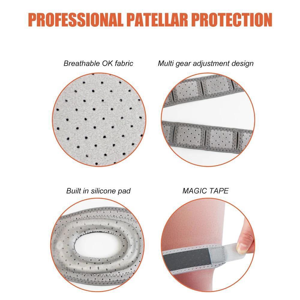Knee Brace Support Adjustable Neoprene Patella Stabilizing Compression Straps US