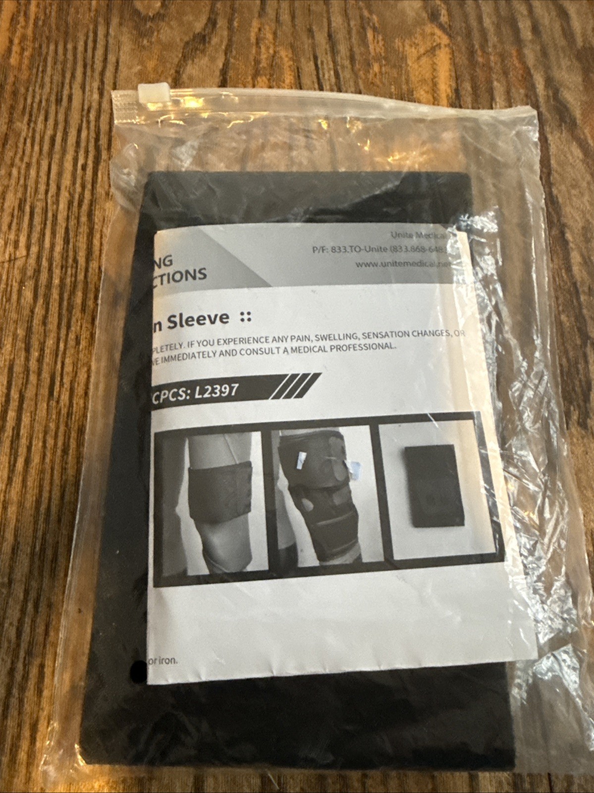 NEW Unite Medical Suppression Sleeve For Knee