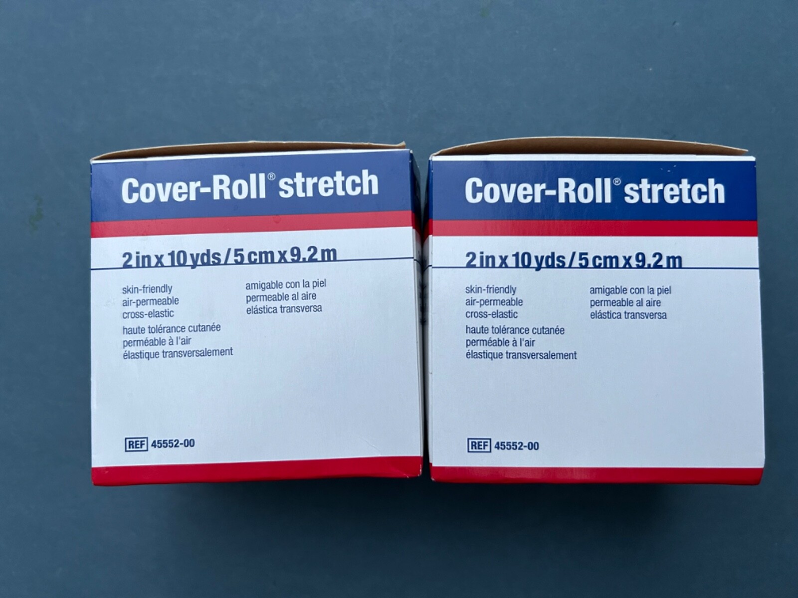 BSN #45552 Cover Roll stretch Basndage 2″ X 10 yds/roll Hypoallergenic 2 Rolls