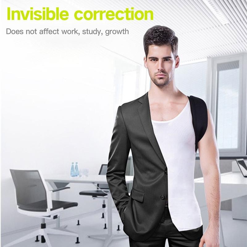 Adjustable Back Posture Corrector Brace Shoulder Support Spine Alignment Trainer