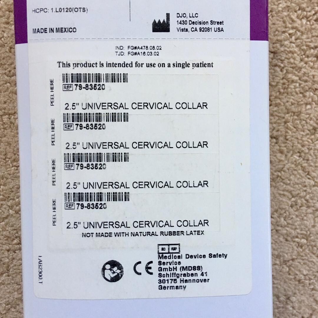 Procare Cervical Collar 2.5″ Universal Fit In Box K-417157, 79-83520