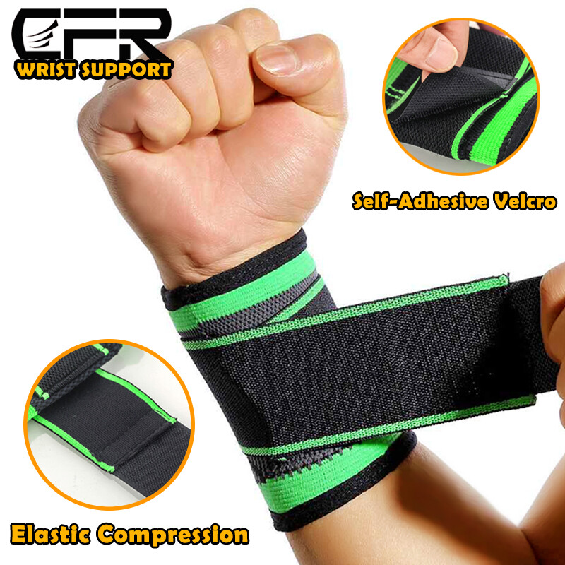 Wrist Brace Band Wrap Adjustable Support Gym Strap Carpal Tunnel Bandage Sports
