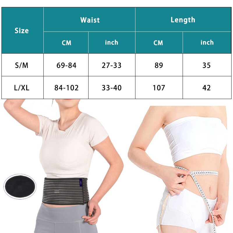 Unisex Umbilical Hernia Belt Abdomen Support Bands Compression Belly Control US