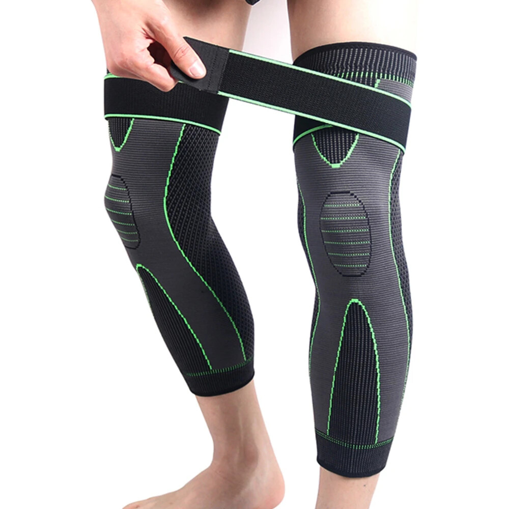 Leg Support Brace Calf Compression Sleeve Socks with Strap Sport Pain Relief US
