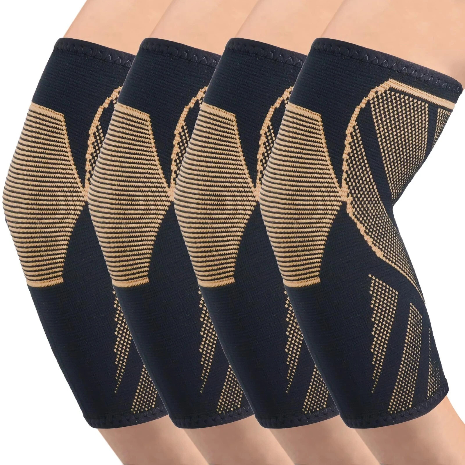 Arm Supports Sleeve,Elbow Compression Sleeve (2 Pair)，Tennis Elbow Braces for…