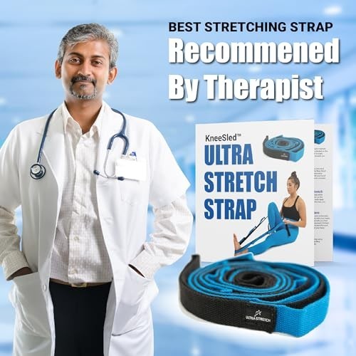 Ultra Stretch Therapy Strap for Physical Therapy & Flexibility Training