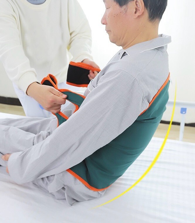Decubitus Care Pad Bed-Sore Nursing Pads for Elderly/Patient Turn Over Aid Strap