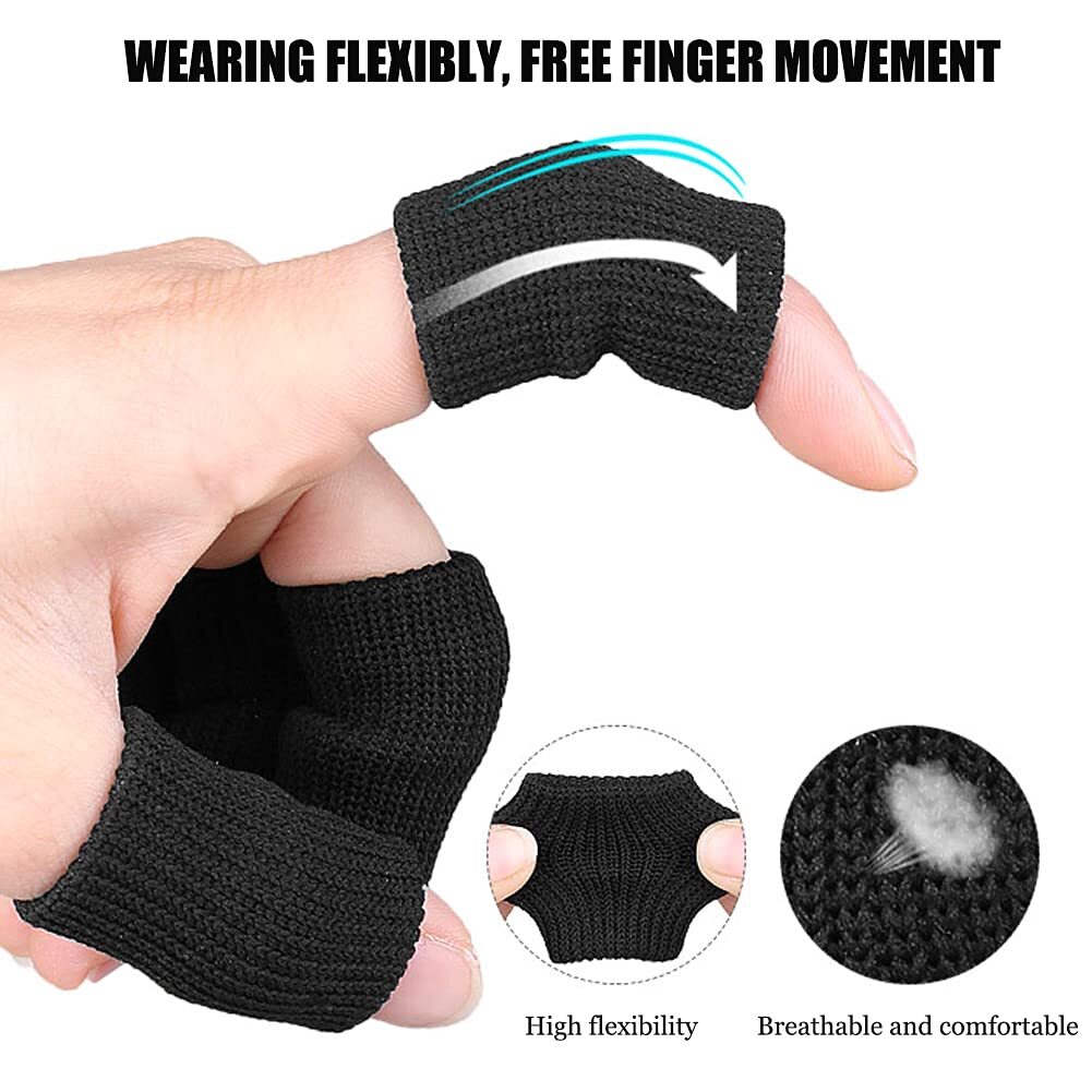 20× Finger Splint Trigger Finger Brace Sleeves Pain Relief Sport Injury Support