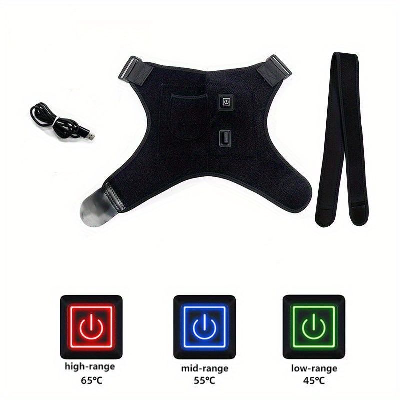 USB Heated Shoulder Massager Shoulder Brace Heating Pad For Knee Elbow Shoulder