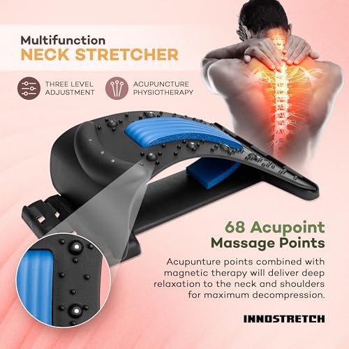Neck Stretcher – Cervical Decompression Device for Pain Relief – Relaxes Neck