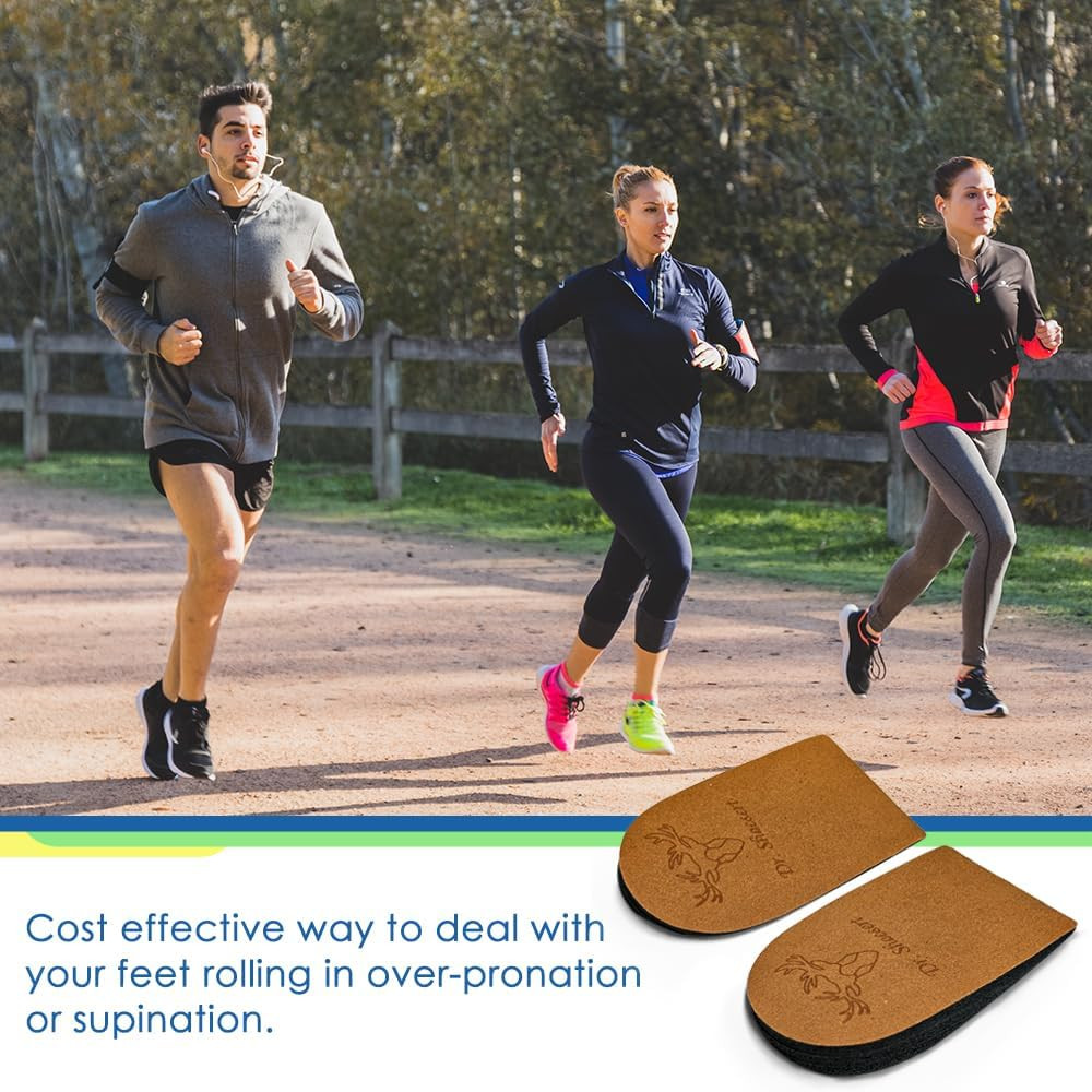 3 Layer Orthopedic Heel Wedge Insert for Bow Leg & Foot Alignment Women’S 8.5-13