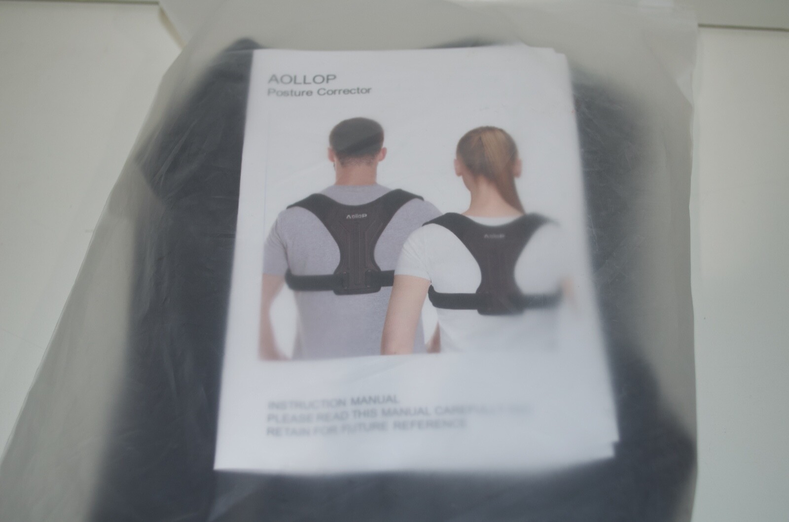 AOLLOP Posture Corrector for Men and Women Universal Black