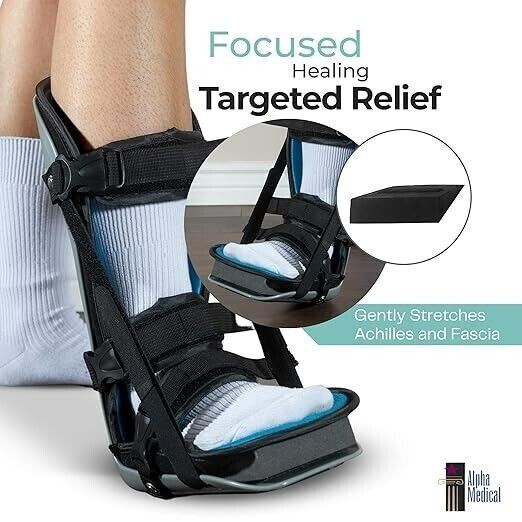 Plantar Fascitis Night Splint Heel & Foot Pain，Fascia，Tendon and Calf Stretching