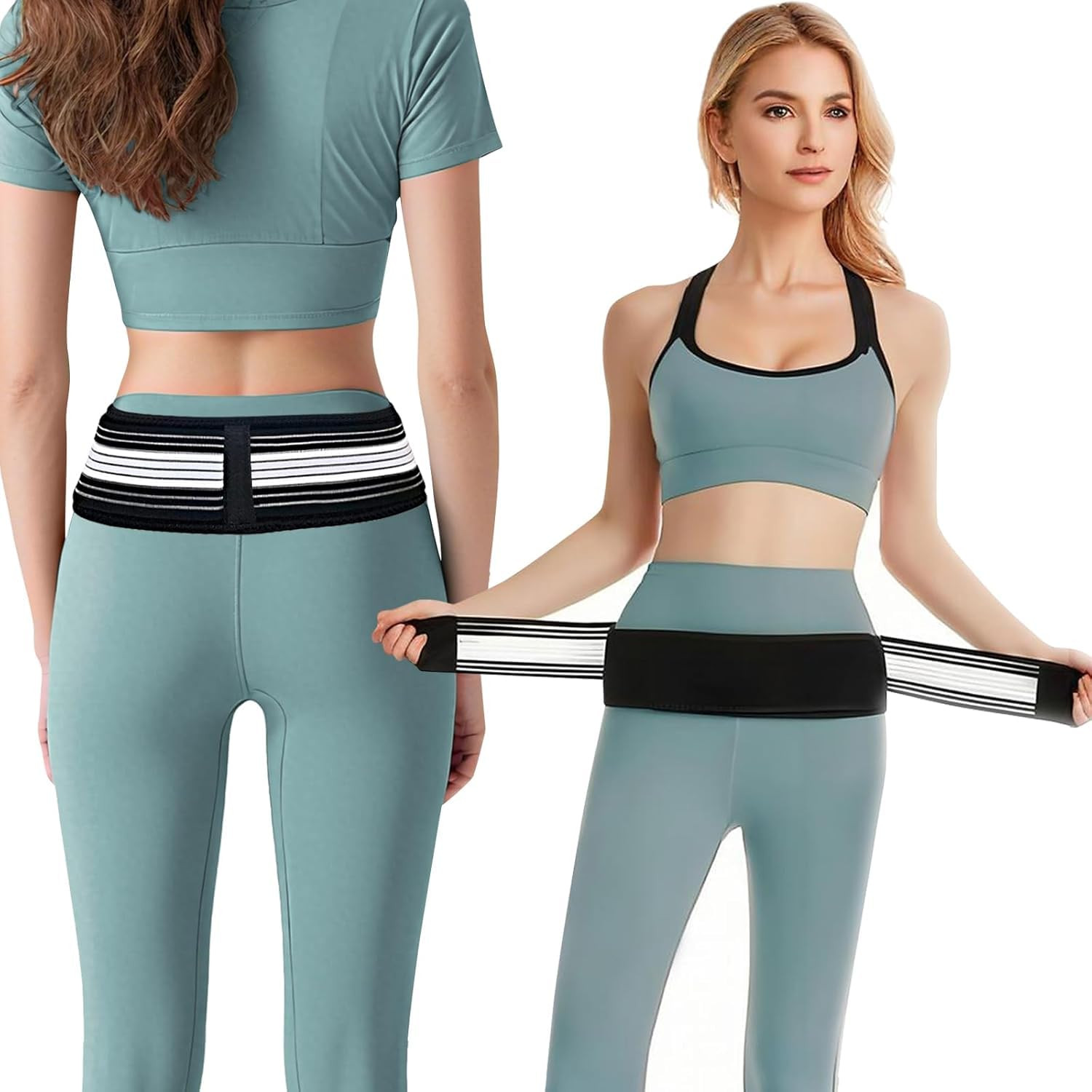 Lower Back Brace for Pain Relief – Adjustable Back Support Brace for Sciatica, S