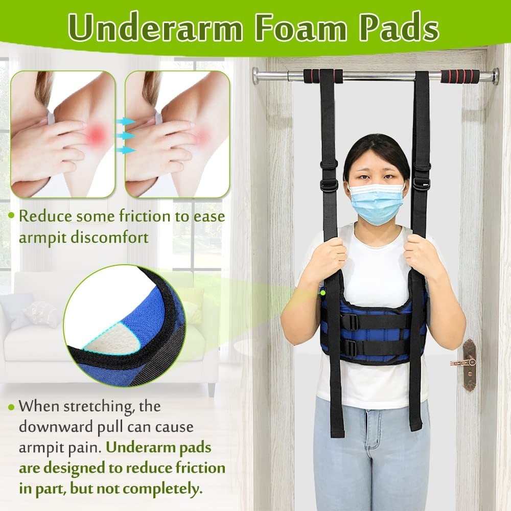 Back Stretcher Harness for Spinal Decompression Lumbar Traction Belt & Inversion