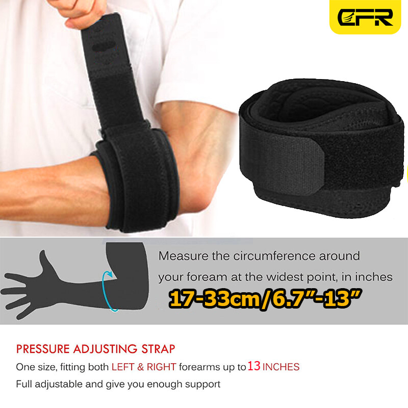 Elbow Support Strap Brace Pad Tennis Golfers Epicondylitis Clasp Protector Band