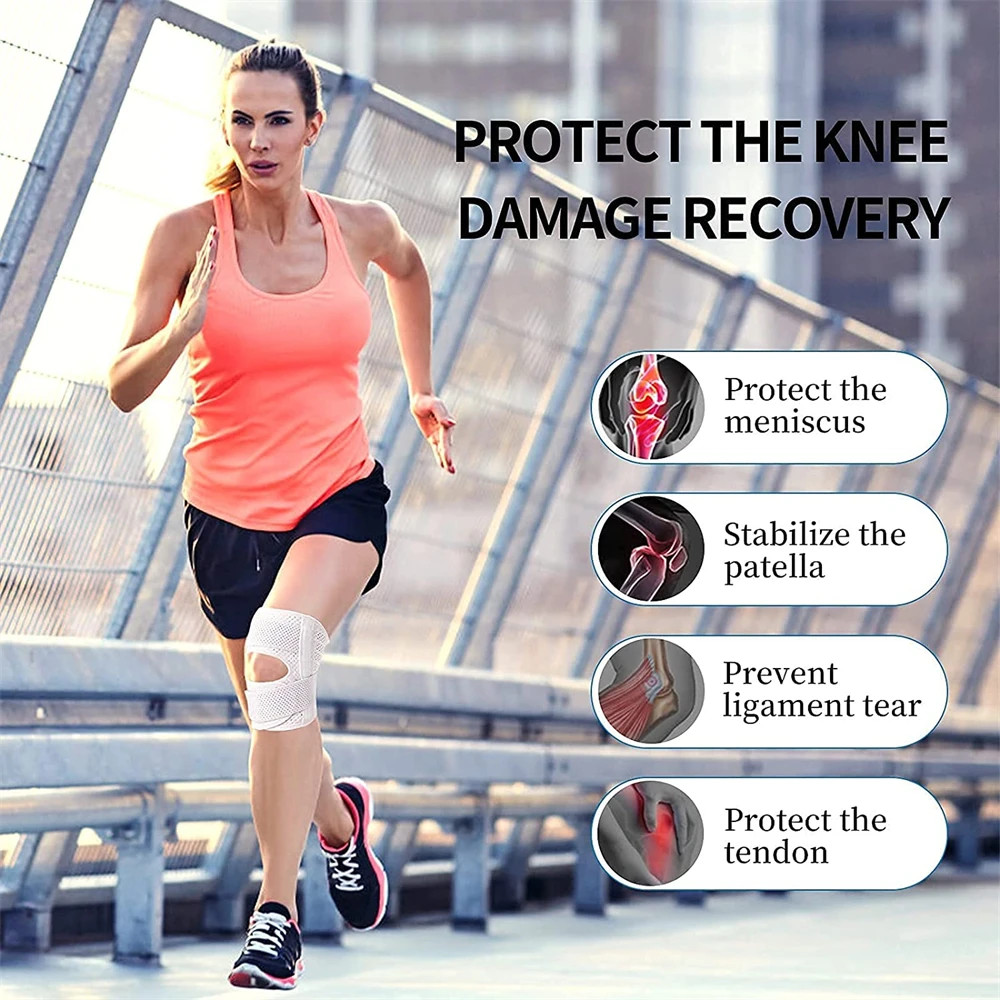 Knee Brace with Side Stabilizers Relieve Meniscus Tear Knee Pain ACL MCL