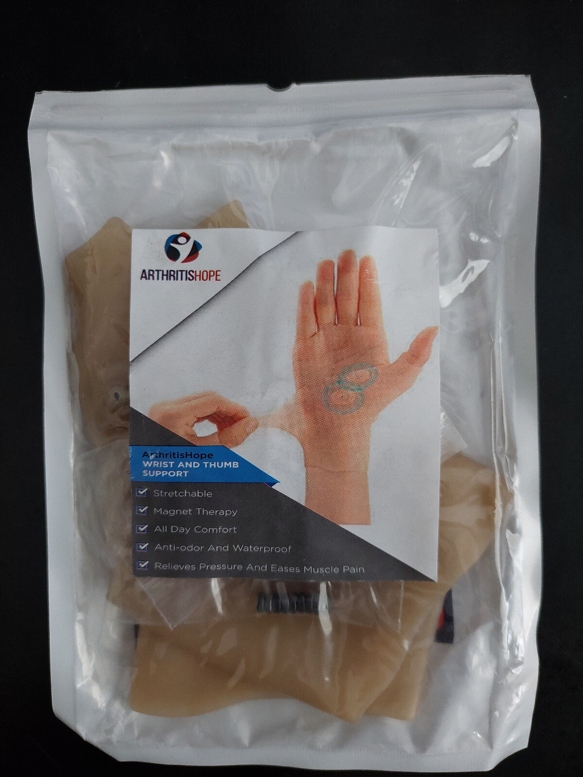 ArthritisHope Wrist and Hand support Brace Relief Carpal Tunnel Sprain Pain magn