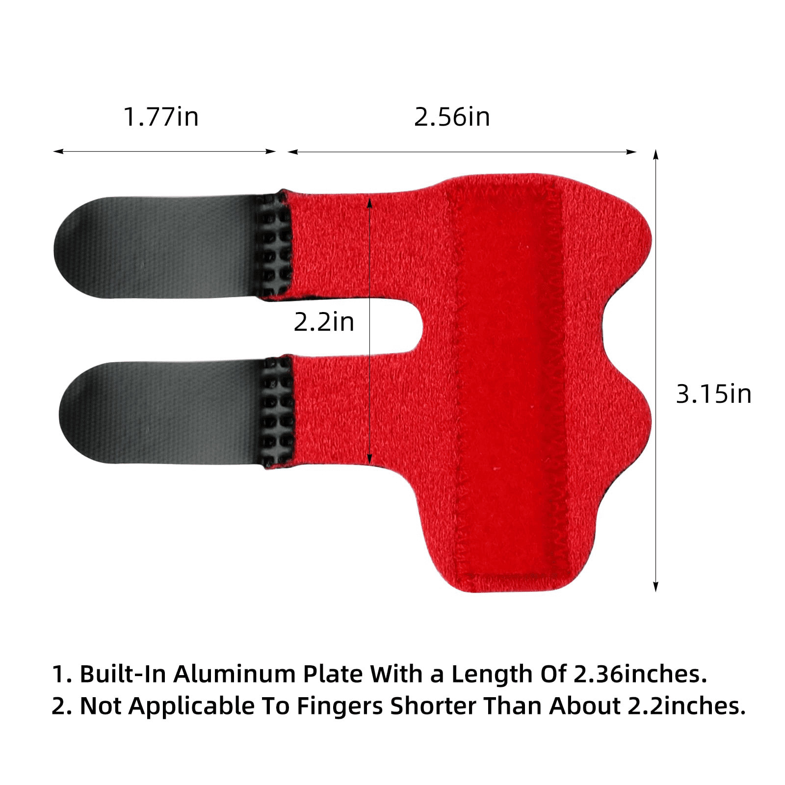 6pcs Finger Brace Splint Support Protector Corrector Adjustable Straightener