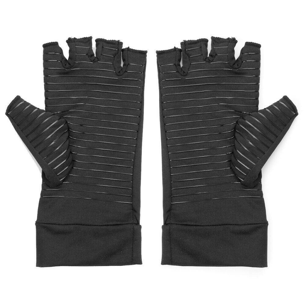 1 Pair Copper Arthritis Compression Gloves Hand Support Joint Pain Relief USA