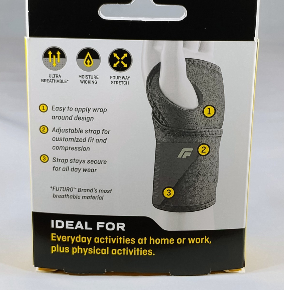 3M Futuro Wrist Comfort Support Adjustable Moderate Brace (C8)