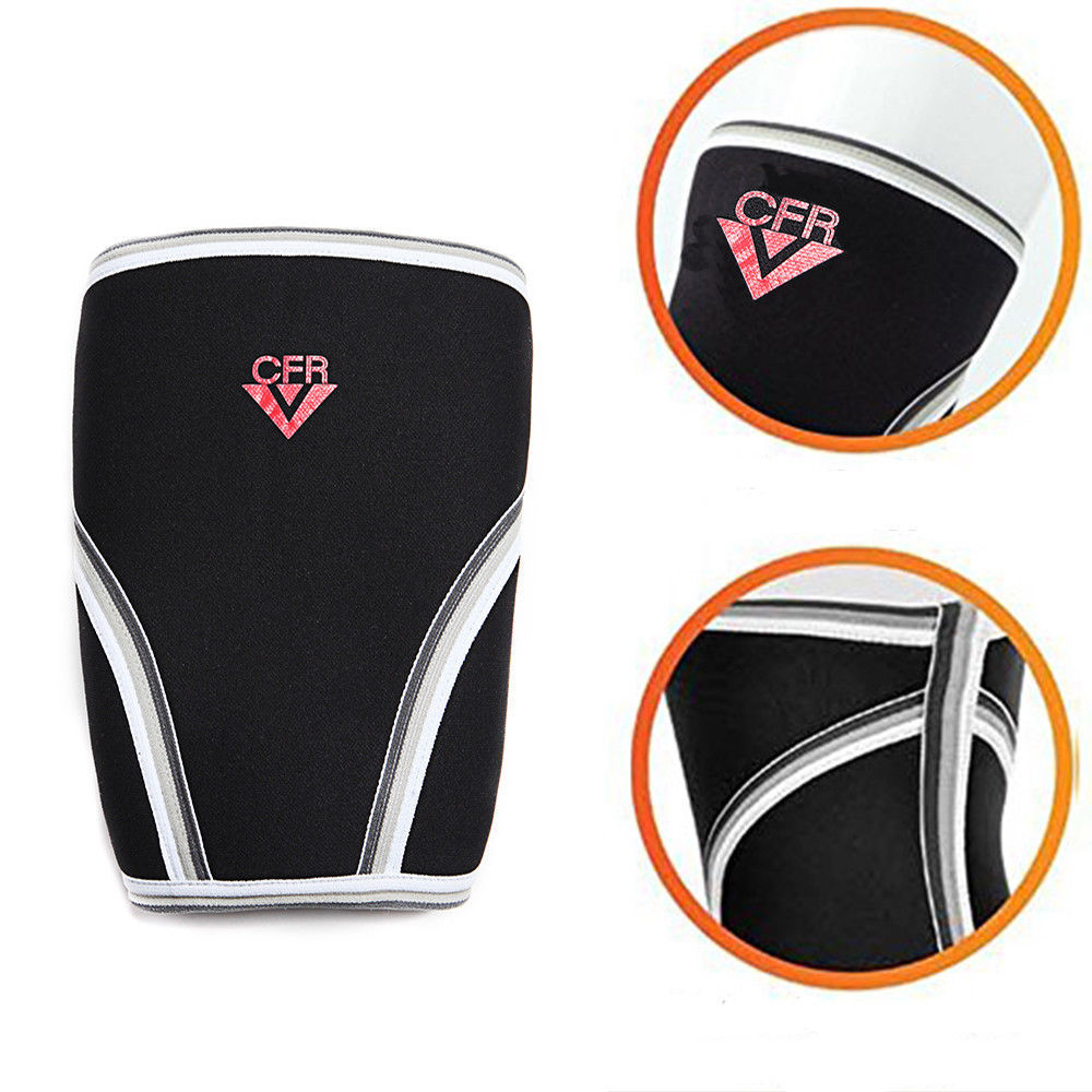 Knee Sleeves Support Compression Weightlifting 7mm Neoprene Sleeve Squats Brace
