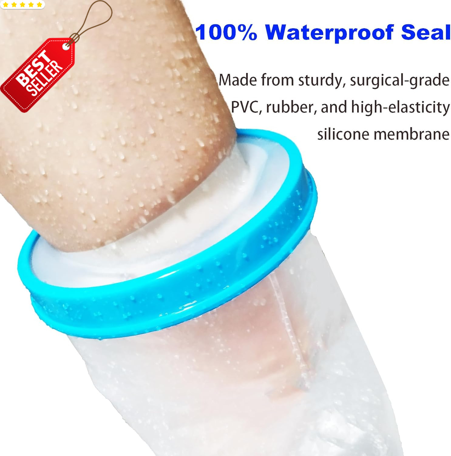 Waterproof Leg Cast Cover Shower Reusable Adult Short Leg Protector Foot – US